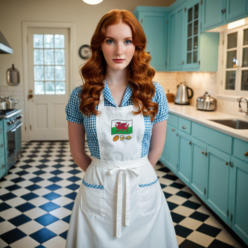 Wales Flag Organic Cotton Apron
