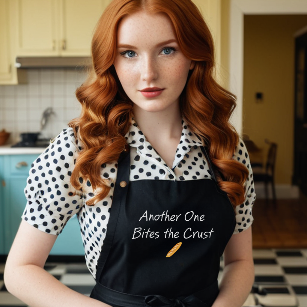 Another One Bites the Crust Organic cotton apron