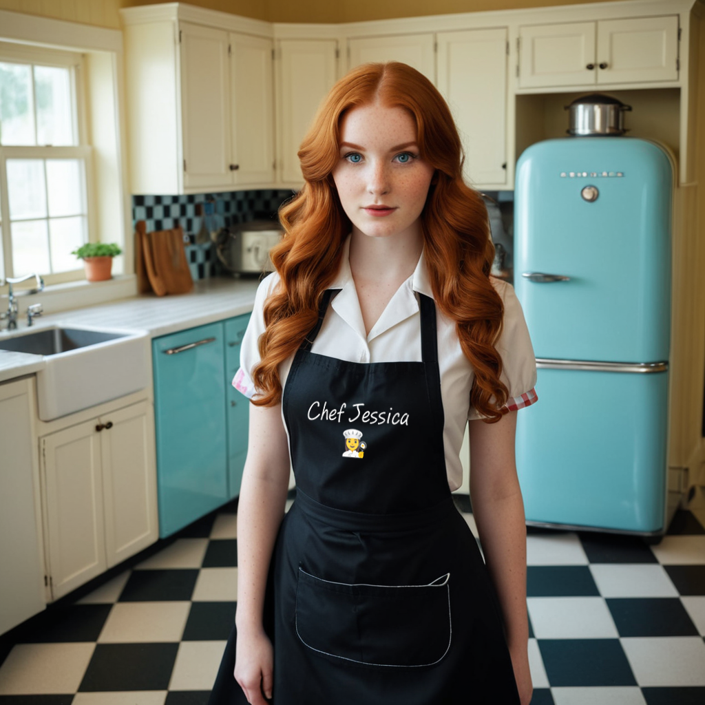 Chef Jessica Personalized Organic Cotton Apron 👩🍳