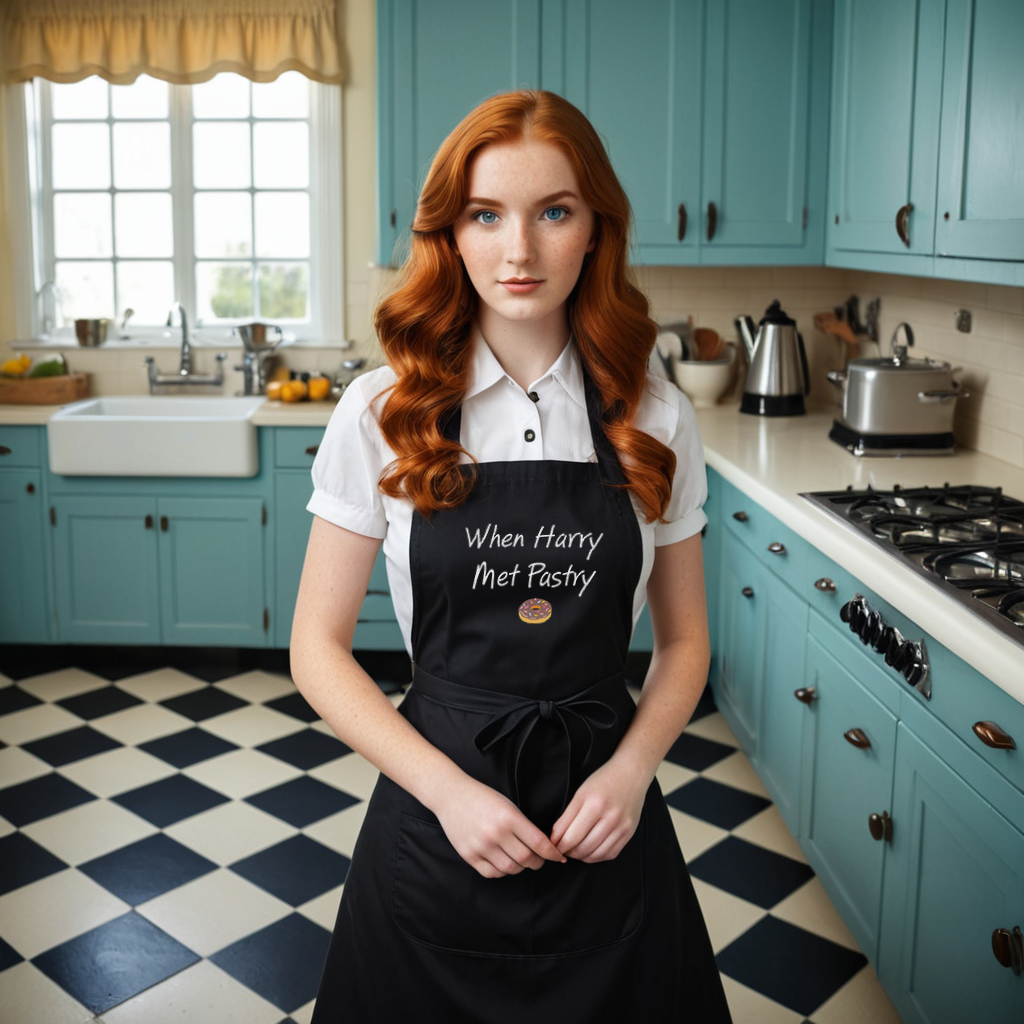 When Harry Met Pastry Organic cotton apron