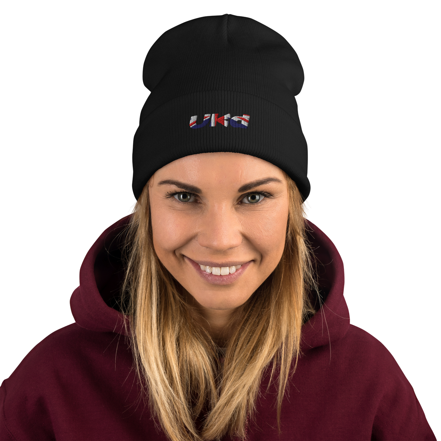 UKd - Embroidered Beanie