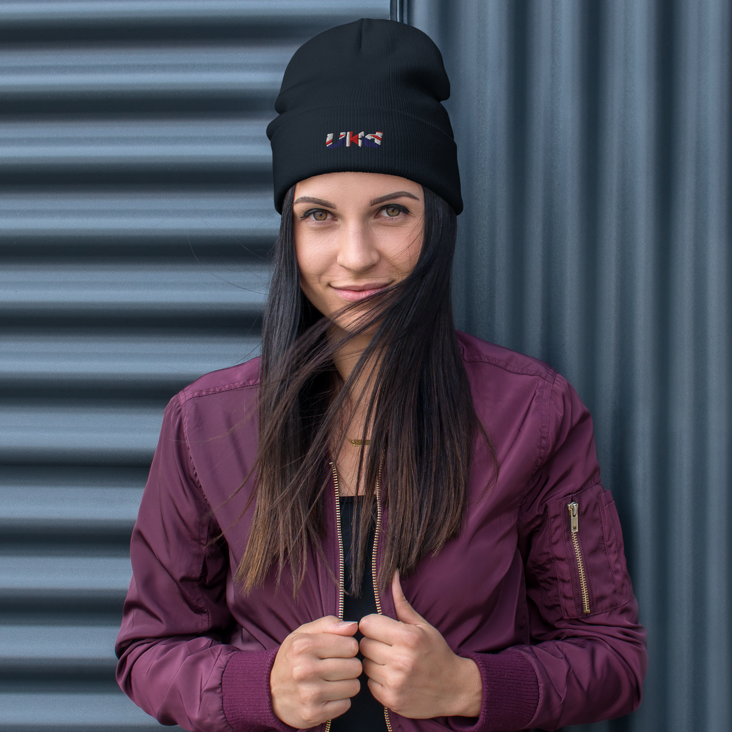 UKd - Embroidered Beanie