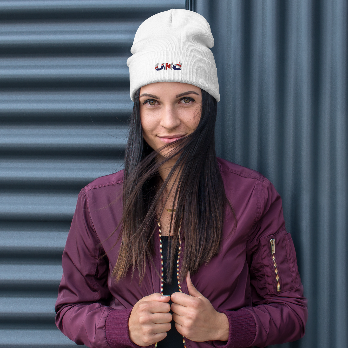 UKd - Embroidered Beanie