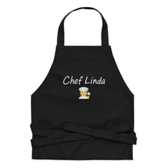 Chef Linda Personalized Organic Cotton Apron 👩🍳