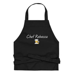 Chef Rebecca Personalized Organic Cotton Apron 👩🍳