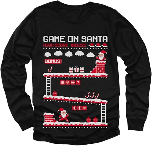 Game On Santa Ugly Christmas Sweater