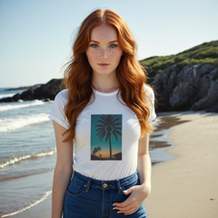 1970s Palm Tree Sunset T-Shirt