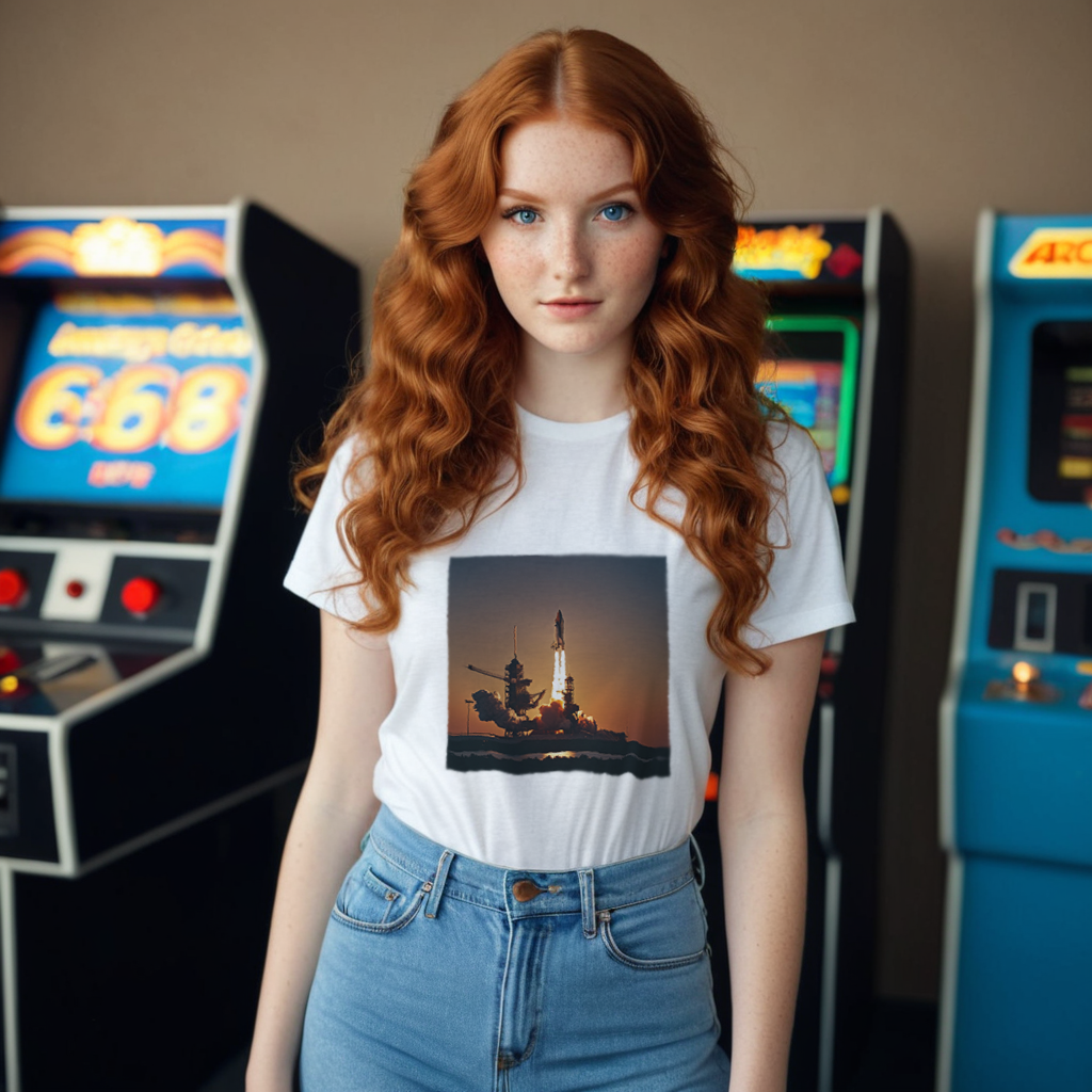 1980s Space Shuttle Take-Off T-Shirt