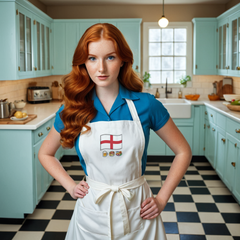 England Flag Organic Cotton Apron