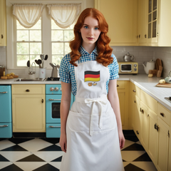 Germany Flag Organic Cotton Apron
