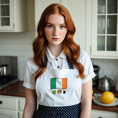Ireland Flag Organic Cotton Apron