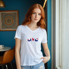 UKd v-neck t-shirt