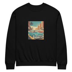 1950s Retro Classic Car City Sweatshirt
