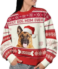 Personalized Dog Photo Ugly Christmas Sweater