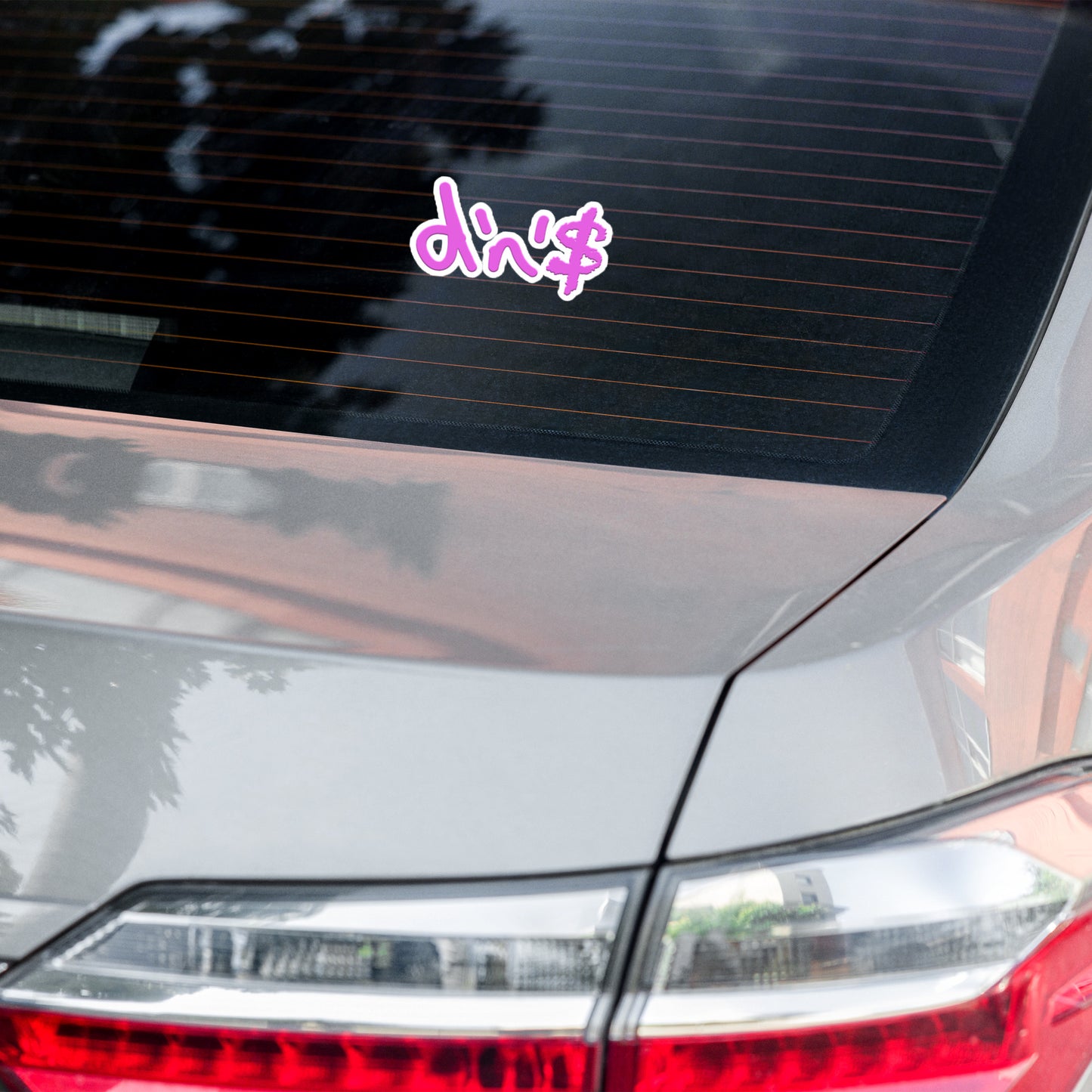 dn$ Bubble-free stickers