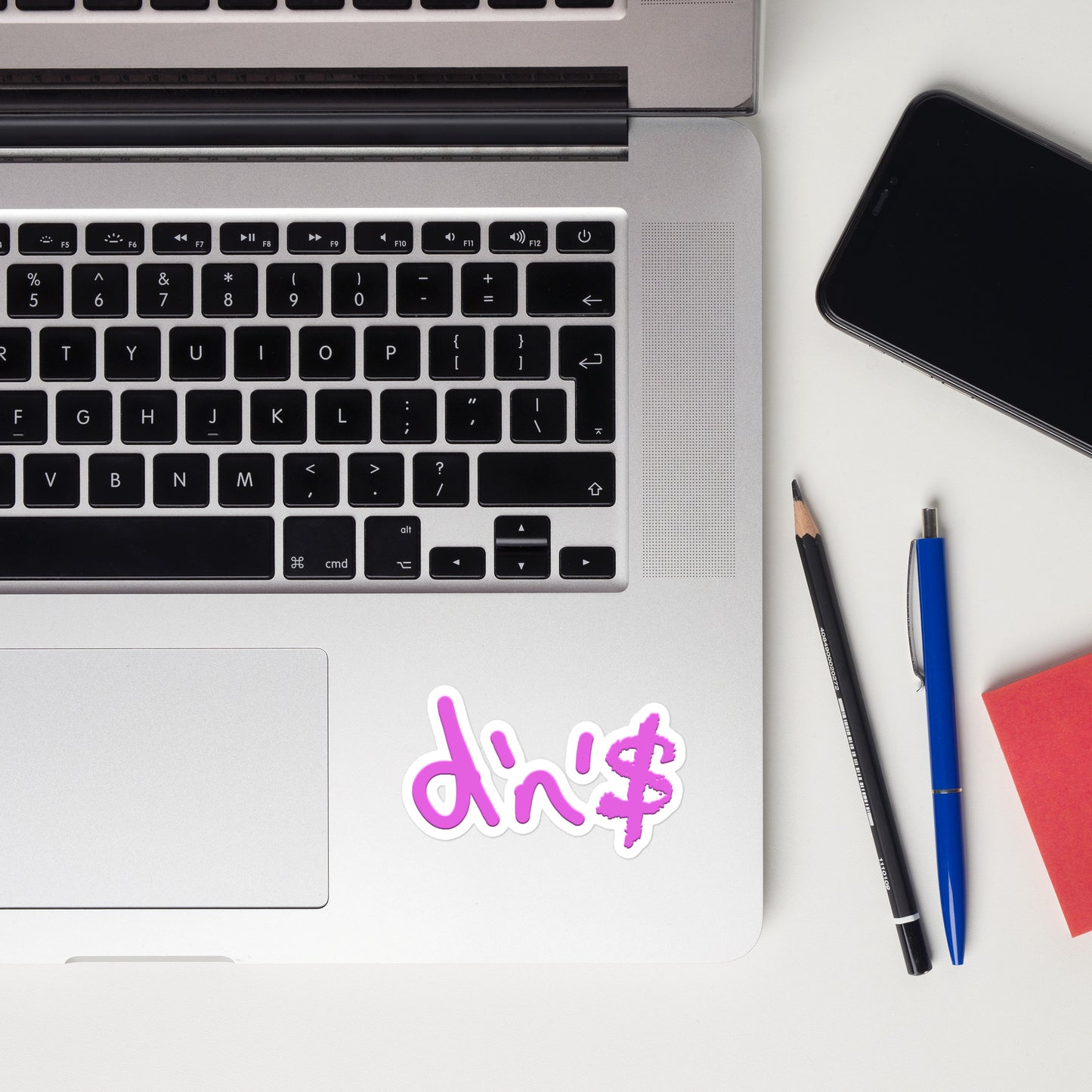 dn$ Bubble-free stickers