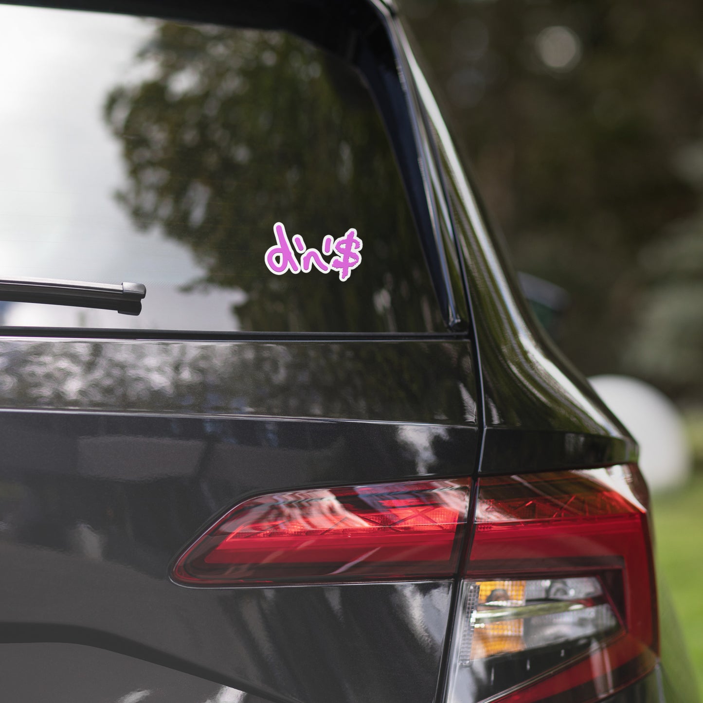 dn$ Bubble-free stickers
