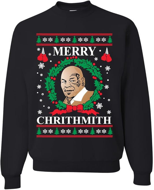 Merry Chrithmith Mike Tyson Ugly Christmas Sweater