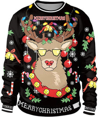 Colorful House Unisex's Ugly Christmas Jumper Sweater Printed Pullover