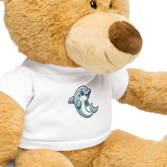 Cute Teddy Bear with Dolphin T-Shirt